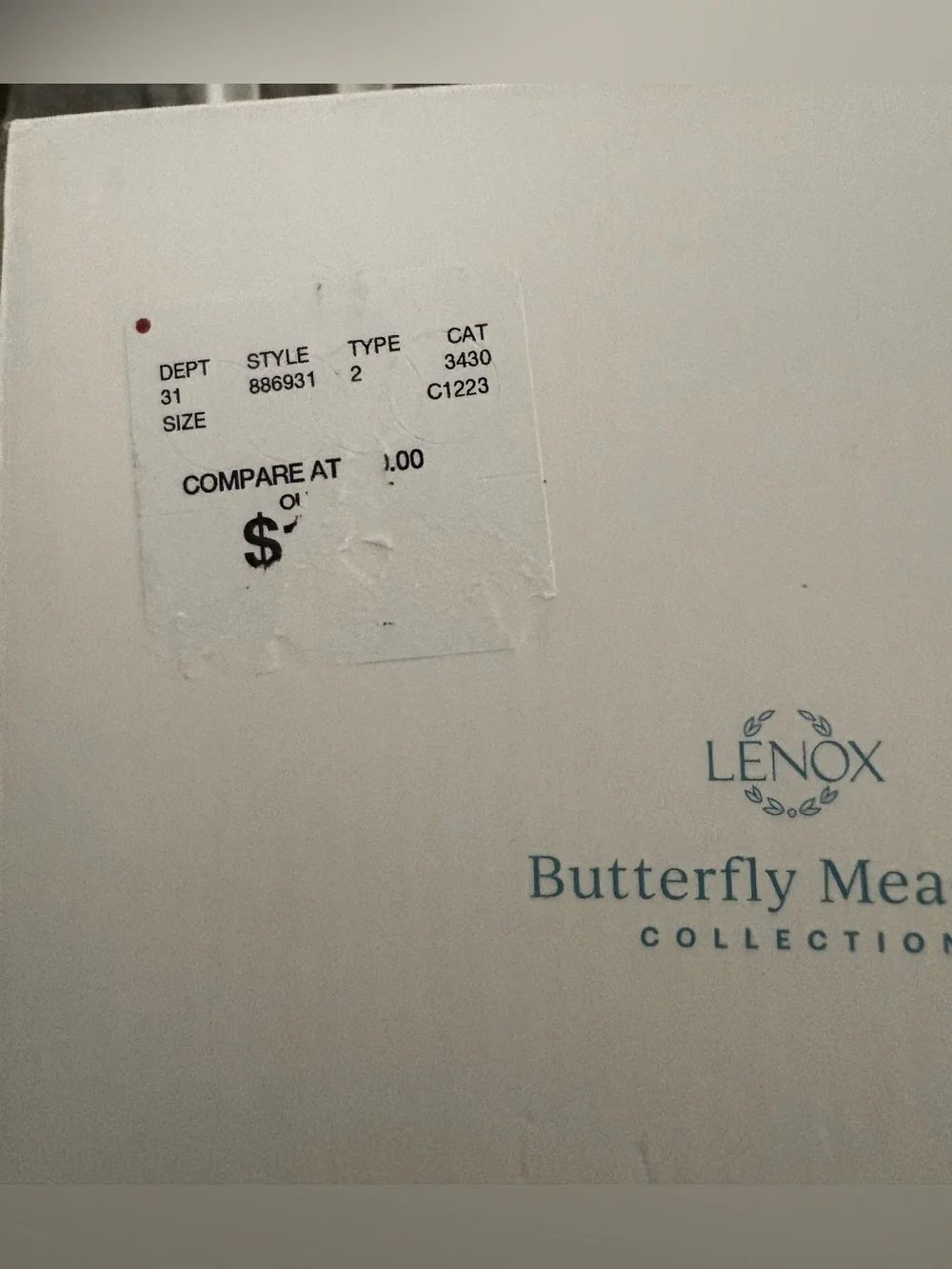 NWT Lenox Butterfly Meadow Soup Spoon Set (4 Piece)